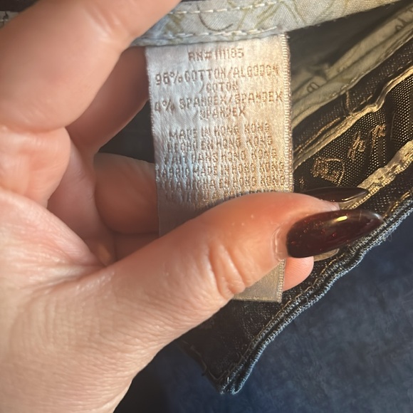 Baby Phat Dark Blue Flare Jeans - 5 - Picture 4 of 5